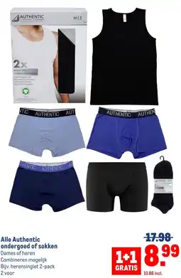 Makro Alle authentic ondergoed of sokken aanbieding