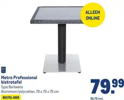 Makro Metro Professional bistrotafel aanbieding