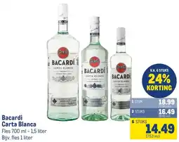 Makro Bacardi Carta Blanca aanbieding