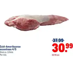 Makro Zuid-Amerikaanse ossenhaas 4/5 aanbieding