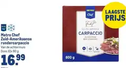 Makro Metro Chef Zuid-Amerikaanse rundercarpaccio aanbieding