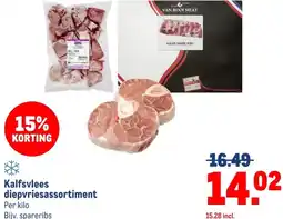 Makro Kalfsvlees diepvriesassortiment aanbieding