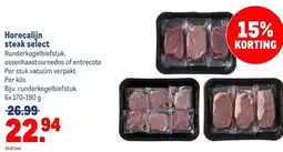 Makro Horecalijn steak select aanbieding