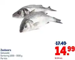 Makro Zeebaars aanbieding