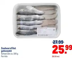 Makro Zeebaarsfilet gekweekt aanbieding