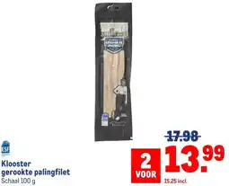 Makro Klooster gerookte palingfilet aanbieding