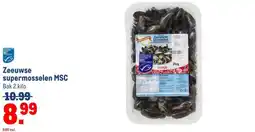 Makro Zeeuwse supermosselen MSC aanbieding
