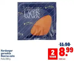Makro Hardanger gerookte Noorse zalm aanbieding