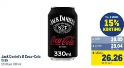 Makro Jack Daniel's & Coca-Cola tray aanbieding