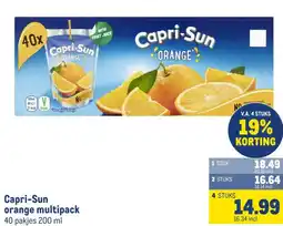 Makro Capri-Sun orange multipack aanbieding