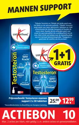 Lucovitaal LUCOVITAAL Testosteron Mannen Support aanbieding