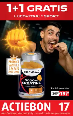 Lucovitaal LUCOVITAAL 3000MG Creatine aanbieding