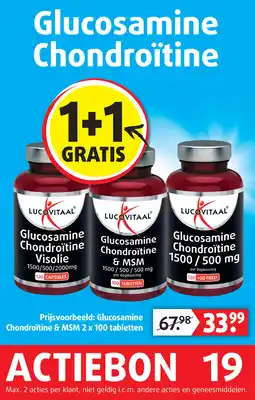 Lucovitaal LUCOVITAAL Glucosamine Chondroïtine aanbieding