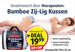 Lucovitaal Bamboe Zij-Lig Kussen aanbieding