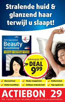 Lucovitaal 100% Satijn Identiek Beauty Kussensloop aanbieding