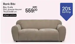 Leen Bakker Bekijk Bank Bibi aanbieding