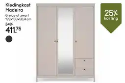 Leen Bakker Bekijk Kledingkast Madeira aanbieding