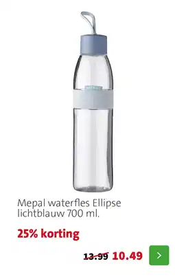 Intratuin Mepal waterfles Ellipse lichtblauw aanbieding