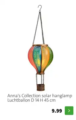 Intratuin Anna's collection solar hanglamp luchtballon d 14 h aanbieding