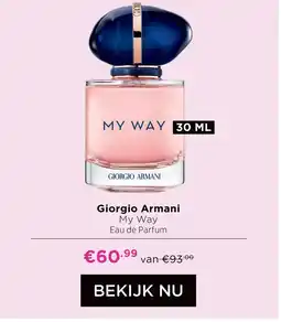 ICI Paris XL Giorgio Armani aanbieding