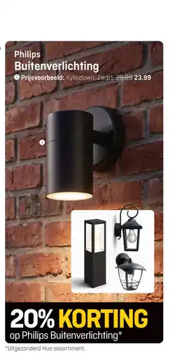Hubo Philips Buitenverlichting aanbieding