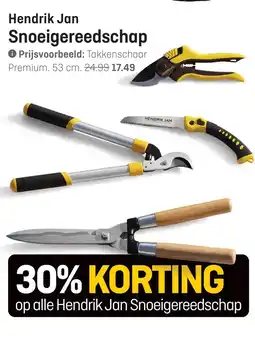 Hubo Hendrik Jan Snoeigereedschap aanbieding