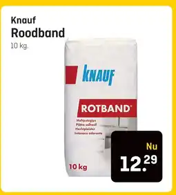 Hubo Knauf Roodband aanbieding