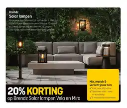 Hubo Brendz Solar lampen aanbieding