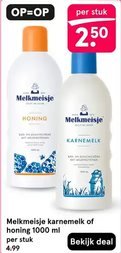 Etos Melkmeisje karnemelk of honing 1000 ml aanbieding
