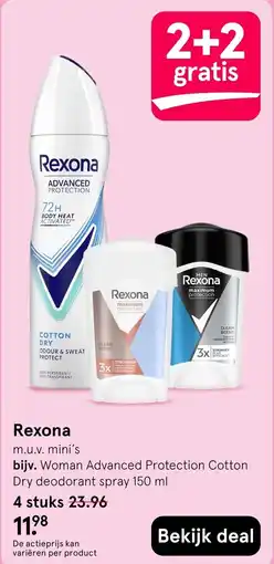 Etos Rexona aanbieding
