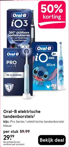 Etos Oral-B elektrische tandenborstels² aanbieding