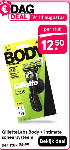 Etos Gillettelabs body + intimate scheersysteem aanbieding