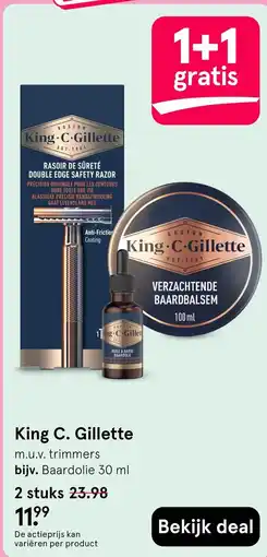 Etos King C. Gillette aanbieding