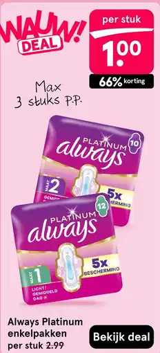 Etos Always Platinum enkelpakken aanbieding