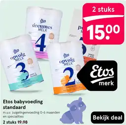 Etos Etos babyvoeding standaard aanbieding