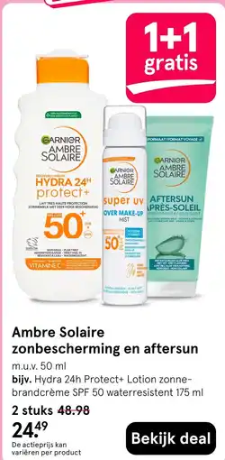 Etos Ambre solaire zonbescherming en aftersun aanbieding