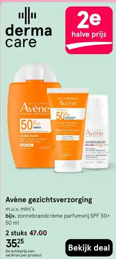 Etos Avène gezichtsverzorging aanbieding