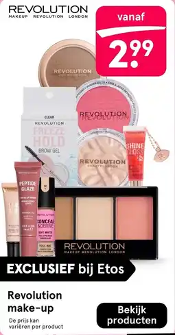 Etos Revolution make-up aanbieding