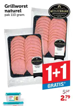 Coop Grillworst naturel aanbieding