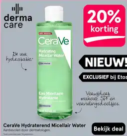 Etos CeraVe Hydraterend Micellair Water aanbieding