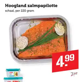 Coop Hoogland zalmpapilotte aanbieding