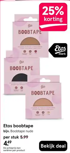 Etos Etos boobtape aanbieding