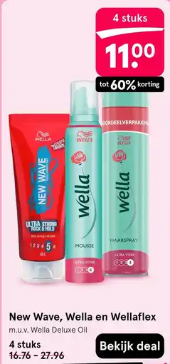 Etos New Wave, Wella en Wellaflex aanbieding