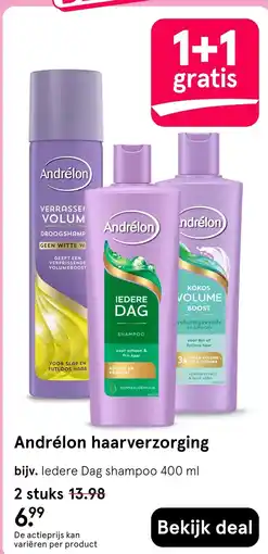 Etos Andrélon haarverzorging aanbieding