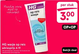 Etos HG wasje op reis aanbieding