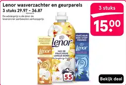 Etos Lenor wasverzachter en geurparels aanbieding
