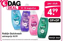 Etos Robijn Quickwash aanbieding