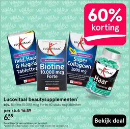 Etos Lucovitaal beautysupplementen aanbieding