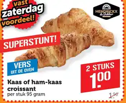 Coop Kaas of ham-kaas croissant aanbieding