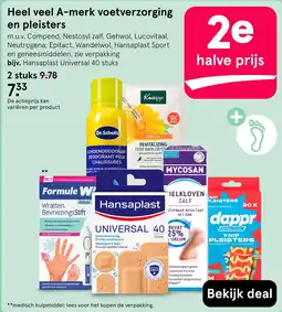 Etos Heel veel A-merk voetverzorging en pleisters aanbieding